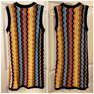 NWT Missoni for Target Blue Chevron Stripe Dress for girls L
